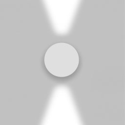 Artemide venkovní nástěnné svítidlo Effetto Round 2 paprsky 7 W 220-240 V 3000K