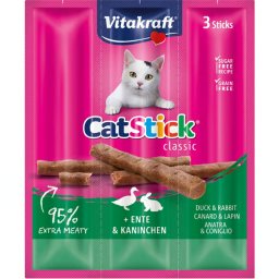 Vitakraft Cat Stick králík+ kachna - 3ks