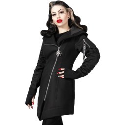 kabát dámský KILLSTAR - Hexada - Black - KSRA007045