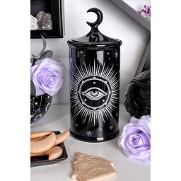 dekorace (dóza) KILLSTAR - Astral Plexus Tall Jar - Black - KSRA007206