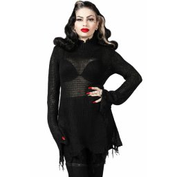 svetr dámský KILLSTAR - Faylinn - Black - KSRA007456