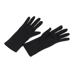 V&V Společenské rukavice dámské 22 - 23 cm - černá barva