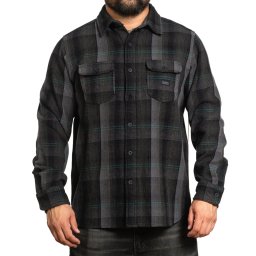 košile pánská SULLEN - HAZE HVYWT FLANNEL - SCM4994_GY