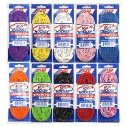 Tkaničky do bruslí A&R Striker Lace Wax Molded Tip 120 palců = 304cm fialová