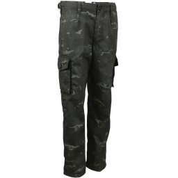 Kalhoty dětské maskování BTP BLACK vel. 7-8