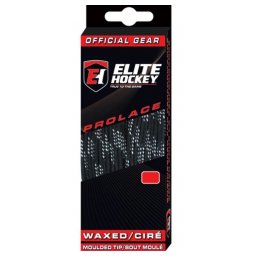 Tkaničky do bruslí Elite Hockey Pro Lace Waxed černá 130 palců = 330cm