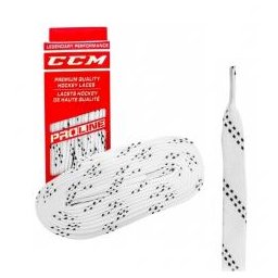 Tkaničky do bruslí CCM Hockey Laces Wide oranžová 96 palců = 243cm