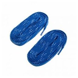 Tkaničky do bruslí CCM Hockey Laces Wide modré 108 palců = 274cm