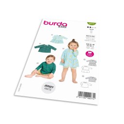 Střih Burda 9277 - Dětské šaty, tričko