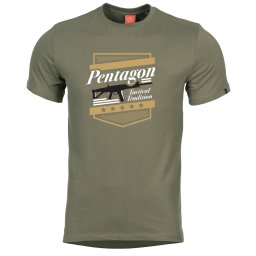 Triko A.C.R. PENTAGON tactical tradition ZELENÉ vel. L