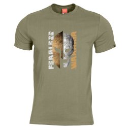 Triko FEARLESS WARRIOR ZELENÉ vel. L