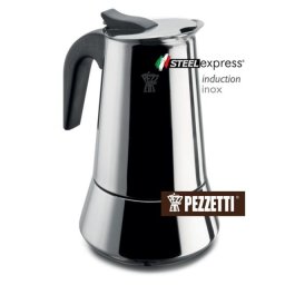 Moka konvice Pezzetti SteelExpress, nerez, 10 šálků
