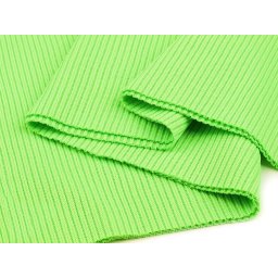 Elastický náplet žebrovaný 15x70 cm, barva 27/110 Jasmine Green