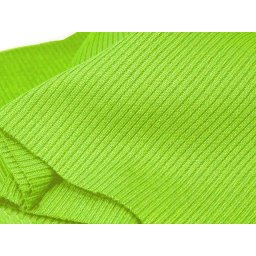 Elastický náplet žebrovaný 15x70 cm, barva 35/112 Lime Green