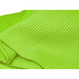 Elastický náplet žebrovaný 15x80 cm, barva 35/112 Lime Green