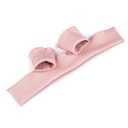Elastické náplety šíře 7 cm sada (2x rukáv, 1x pás), barva 1 (014) starorůžová sv.