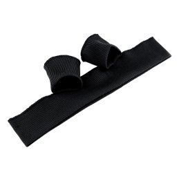 Elastické náplety šíře 7 cm sada (2x rukáv, 1x pás), barva 3 (001) černá