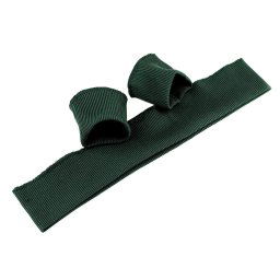 Elastické náplety šíře 7 cm sada (2x rukáv, 1x pás), barva 42 (010) zelená tmavá