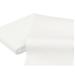 Stuha taftová šíře 10,8 cm, barva 100 bílá