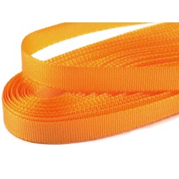 Stuha taftová šíře 9 mm, barva 211 oranžová sytá sv