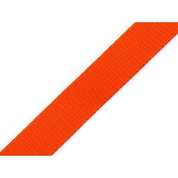 Popruh polypropylenový šíře 20 mm tloušťka 1 mm, barva 20 oranžová
