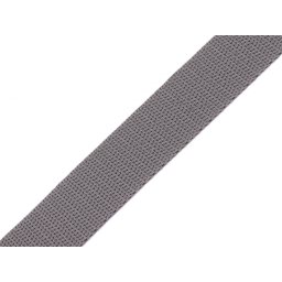 Popruh polypropylenový šíře 20 mm tloušťka 1 mm, barva 88 šedá neutrální