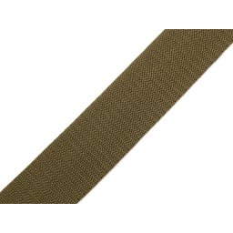 Popruh polypropylenový šíře 30 mm tloušťka 1 mm, barva 70 zelená khaki