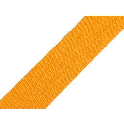 Popruh polypropylenový šíře 40 mm tloušťka 1 mm, barva 13 oranžovožlutá