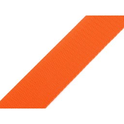 Popruh polypropylenový šíře 40 mm tloušťka 1 mm, barva 20 oranžová