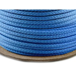 Oděvní šňůra PES Ø4 mm, barva 4684 modrá