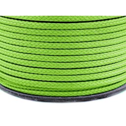 Oděvní šňůra PES Ø4 mm, barva 5505 zelená neon