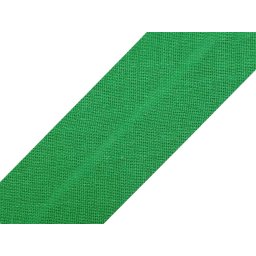 Šikmý proužek bavlněný šíře 20 mm zažehlený, barva 700 385 zelená pastelová