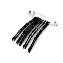 Sponky do vlasů / pinetky, barva 2 (5 cm) černá