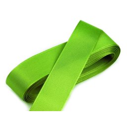 Stuha taftová šíře 25 mm, barva 307 zelená limetková