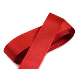 Stuha taftová šíře 25 mm, barva 643 červená