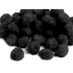 Bambulka Ø11 mm, barva 10 (12 mm) černá