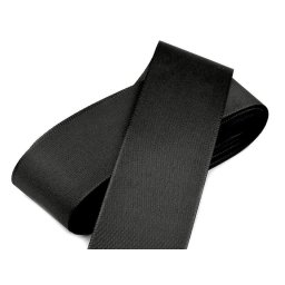 Stuha taftová šíře 40 mm, barva 900 černá