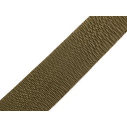 Popruh polypropylenový šíře 50 mm tloušťka 1 mm, barva 70 zelená khaki