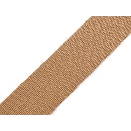 Popruh polypropylenový šíře 50 mm tloušťka 1 mm, barva 73 hnědá přírodní