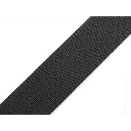 Popruh polypropylenový šíře 50 mm tloušťka 1 mm, barva 80 šedá tmavá