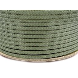 Oděvní šňůra PES Ø2 mm, barva 0475 olivová šeď
