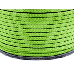 Oděvní šňůra PES Ø2 mm, barva 5505 zelená neon