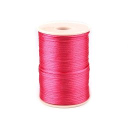 Saténová šňůra Ø2 mm, barva 130 pink