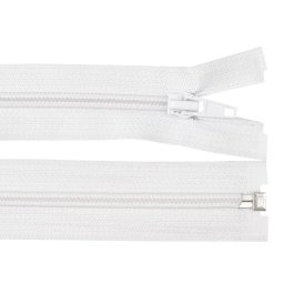 Spirálový zip No 5 délka 40 cm bundový POL, barva 101 bílá