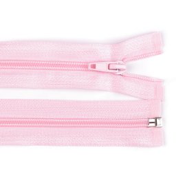 Spirálový zip No 5 délka 45 cm bundový POL, barva 133 růžová světlá