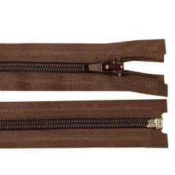 Spirálový zip No 5 délka 55 cm bundový POL, barva 301 hnědá kávová