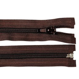 Spirálový zip No 5 délka 55 cm bundový POL, barva 304 hnědá čokoládová