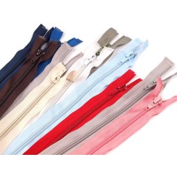 Spirálový zip No 5 délka 55 cm bundový POL, barva mix náhodných variant
