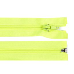 Spirálový zip No 5 délka 60 cm bundový POL, barva 229 žlutá neon