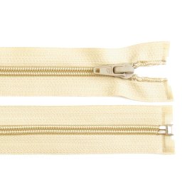 Spirálový zip No 5 délka 75 cm bundový POL, barva 103 krémová nejsvět.